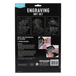 Art Star Holographic Engraving Art Set - At the Zoo