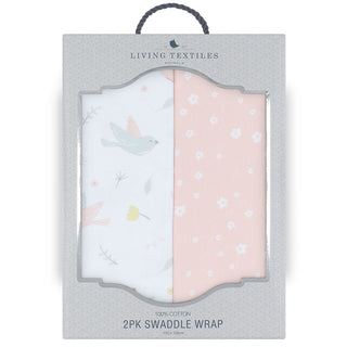 Living Textiles 2 Pack Jersey Wrap - Ave & Blush Floral