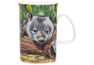 Fauna of Aus Wombat & Lizard Can Mug