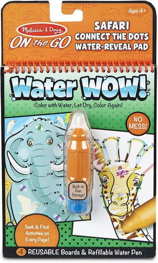 Melissa and Doug - On the Go Water Wow - Connect the Dots Safari