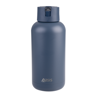 Buy indigo Oasis &quot;Moda&quot; Ceramic Lined Stainless Steel Triple Wall Insulated Drink Bottle 1.5L