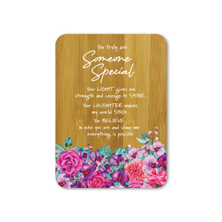 Lisa Pollock Bamboo Affirmation Plaque - Someone Special
