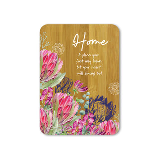 Lisa Pollock Bamboo Affirmation Plaque - Home