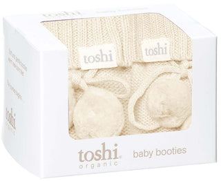 Toshi Organic Baby Booties - Feather