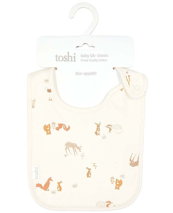 Toshi Baby Bib - Enchanted Forest Feather