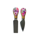 Lisa Pollock Cheese Knives - Rose Bouquet