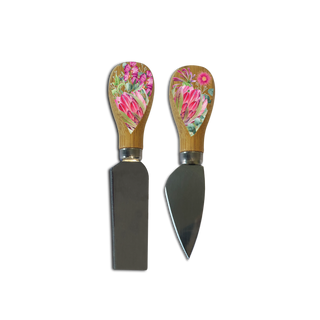 Lisa Pollock Cheese Knives - Blush Beauty