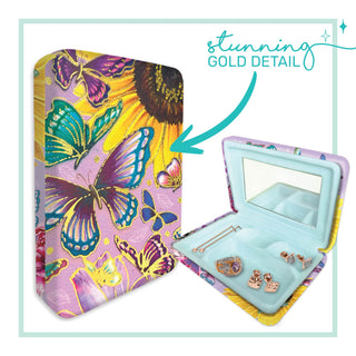 Lisa Pollock - Gold Detail Small Jewellery Case