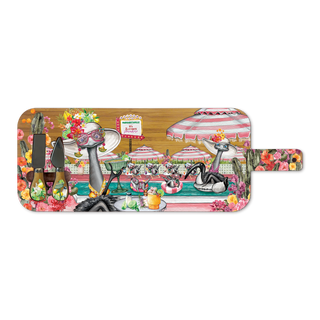 Lisa Pollock Large Board and Knives - Marg Margaritaville