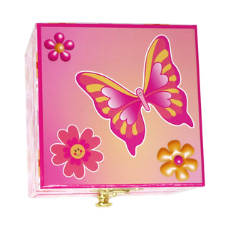 Small Musical Jewellery Box - Butterfly