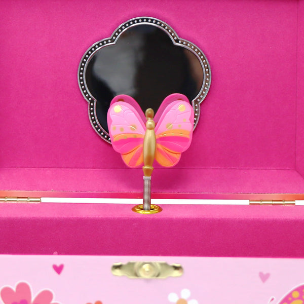 Medium Musical Jewellery Box - Butterfly