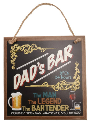 At home vintage sign - Dad's Bar