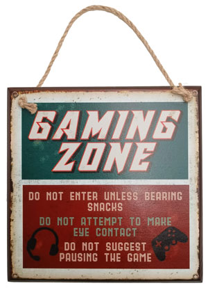 At home vintage sign - Gaming Zone