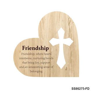 Blessed Heart Plaque - Friendship