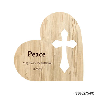 Blessed Heart Plaque - Peace