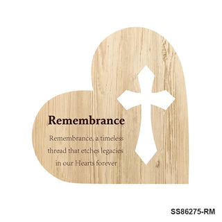 Blessed Heart Plaque - Remembrance