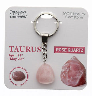 TSK - Gemstone Jewellery - Taurus Key Ring