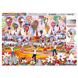 Balloon Festival 450 Piece Wooden Widget Puzzle