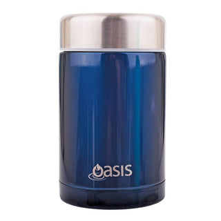 Oasis Insulated Food Flask 450ml - Navy