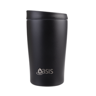 Buy black Oasis Stainless Steel Double Wall Insulated Travel Cup 380ml