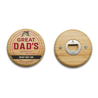 Lisa Pollock Crack a Coldie Magnetic Bottle Opener - Great Dads