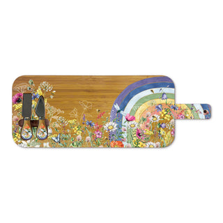 Lisa Pollock Large Board and Knives - Wildflower Rainbow