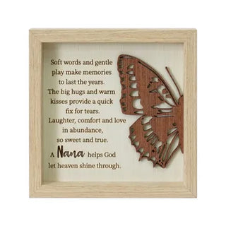 Butterfly Plaque - Nana