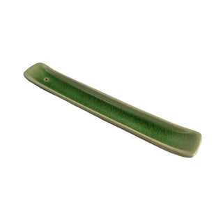 Emerald Boat Incense Holder