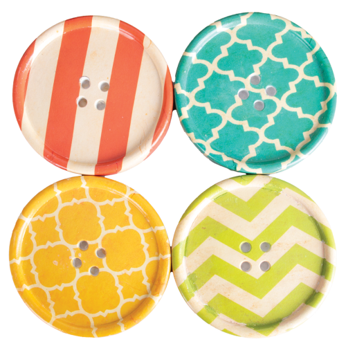 DWBH Set 4 Resin Coaster - Multi