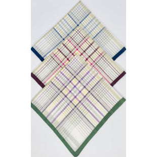 Rosdale - Ladie's Woven European Check Handkerchiefs