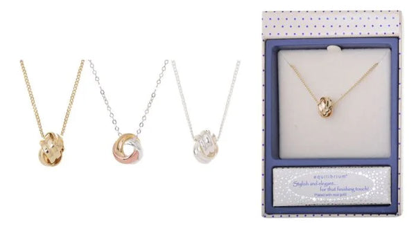 Equilibrium Love Knot Necklace