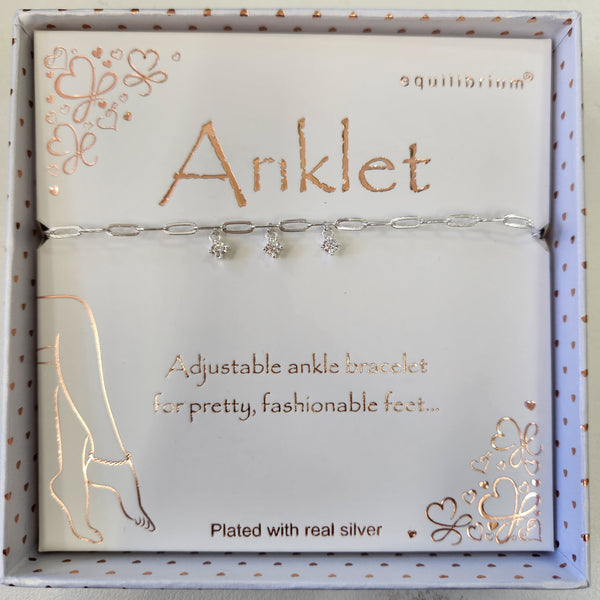 Equilibrium Adjustable Anklet Chain
