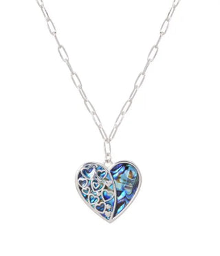 Buy heart Equilibrium Long Paula Shell Necklace