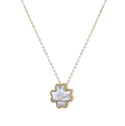 Equilibrium Mother of Pearl Clover Necklace