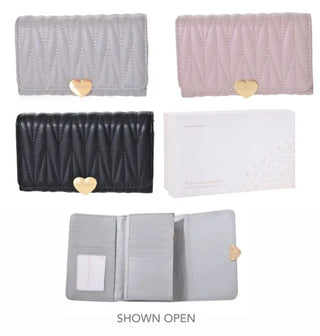 Equilibrium Quilted Heart Purse