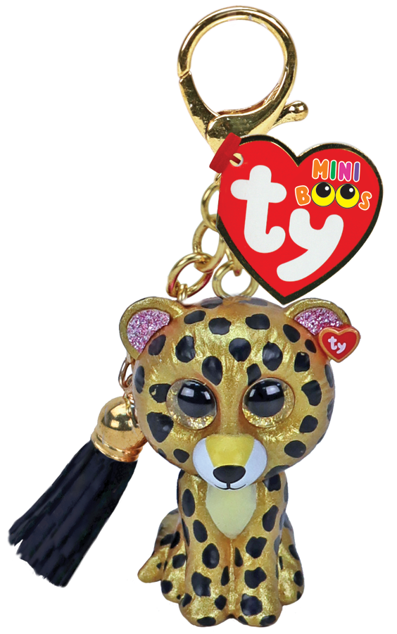 TY Mini Boo Clip - Sterling Leopard