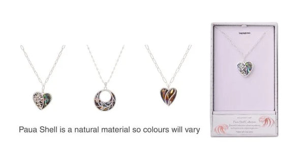 Equilibrium Paua Shell Long Necklace