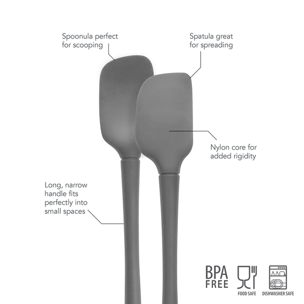 Tovolo Flex-Core Silicone Set Mini Spatula/Spoonula