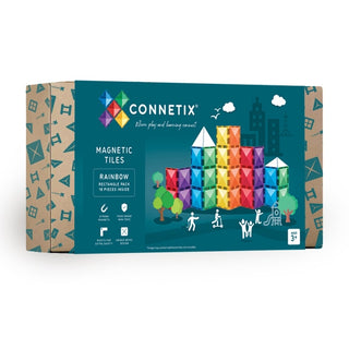 Connetix Rainbow Rectangle Pack 18pc