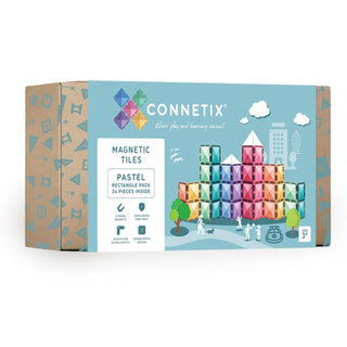 Connetix Pastel Rectangle Pack 24pc