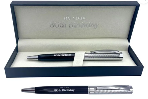 80th Birthday Ballpoint Pen