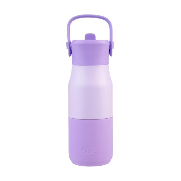 Oasis Stainless Steel Double Wall Insulated Jnr Drink Bottle sipper 400ml