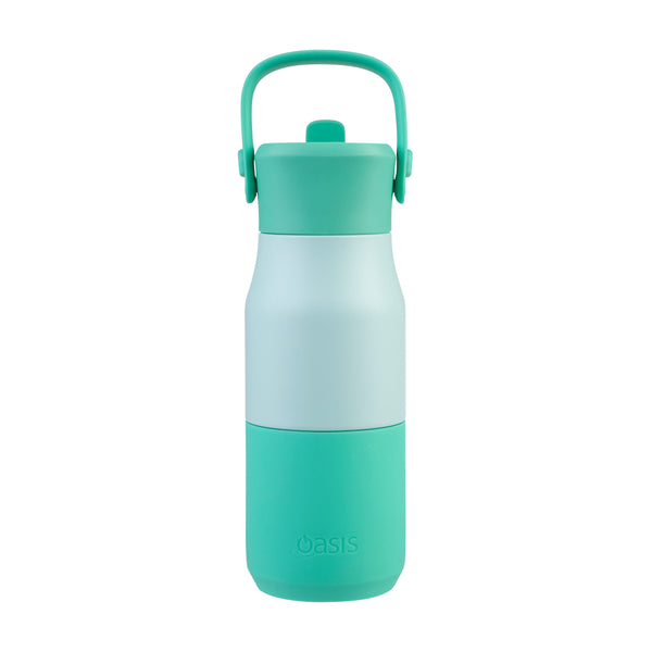 Oasis Stainless Steel Double Wall Insulated Jnr Drink Bottle sipper 400ml