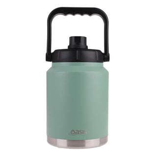 Buy sage-green Oasis Double Wall Insulated Jug with Handle 2.1ltr