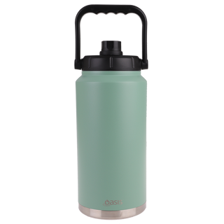Buy sage-green Oasis Double Wall Insulated Jug with Handle 3.8ltr