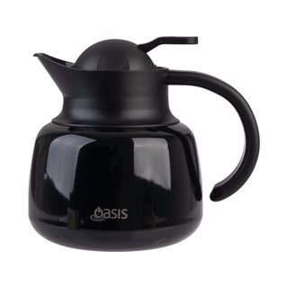 Oasis Stainless Steel Double Wall Insulated Tea Pot w Strainer 750ml