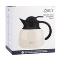 Oasis Stainless Steel Double Wall Insulated Tea Pot w Strainer 750ml
