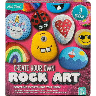 Art Star - Monster Rock Art Painting Kit
