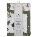 Living Textiles Cot Waffle Blanket - Forest Retreat