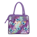 Lisa Pollock Lunch Cooler Bag - Amethyst Butterfly